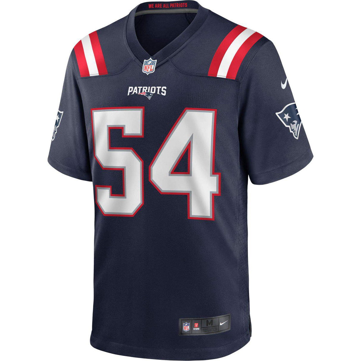Nike Patriots Bruschi 54 Home Jersey Nvy