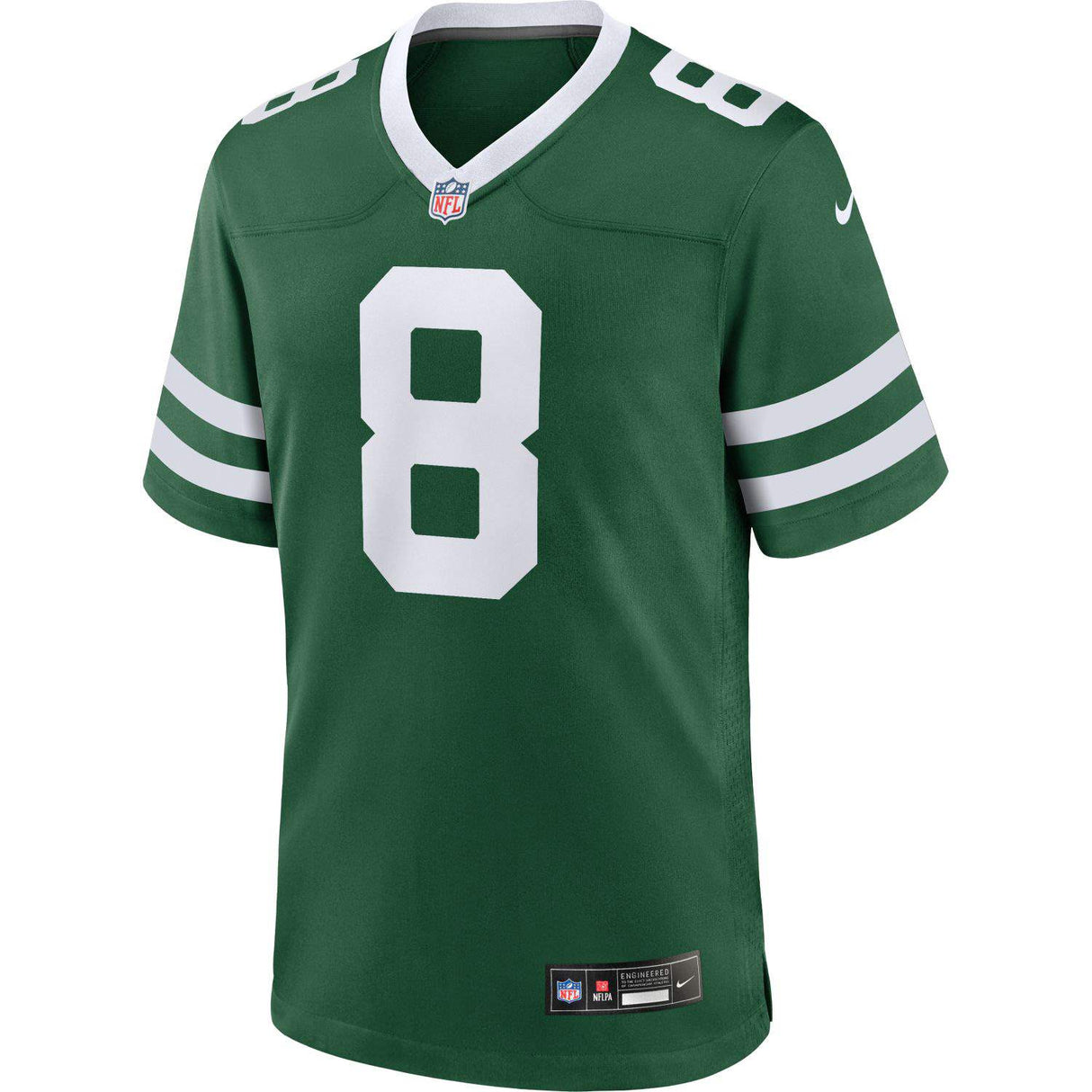 Nike Jets Rodgers 8 Home Game Jersey Grn