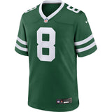 Nike Jets Rodgers 8 Home Game Jersey Grn