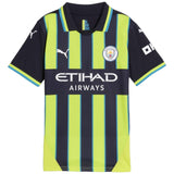 Puma MCFC 24 Kids Away Jersey Navy
