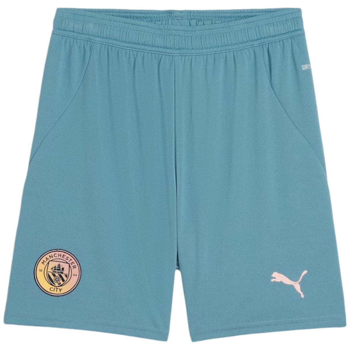 Puma MCFC 24 Kids 4th Shorts Blue