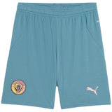 Puma MCFC 24 Kids 4th Shorts Blue
