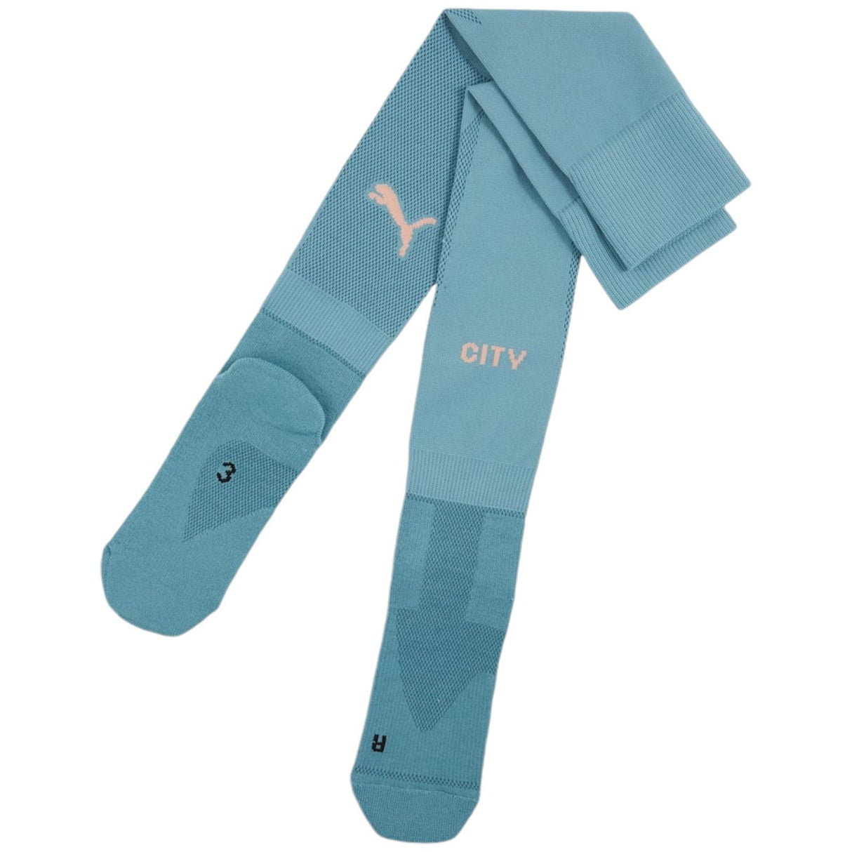 Puma MCFC 24 Kids 4th Socks Blue