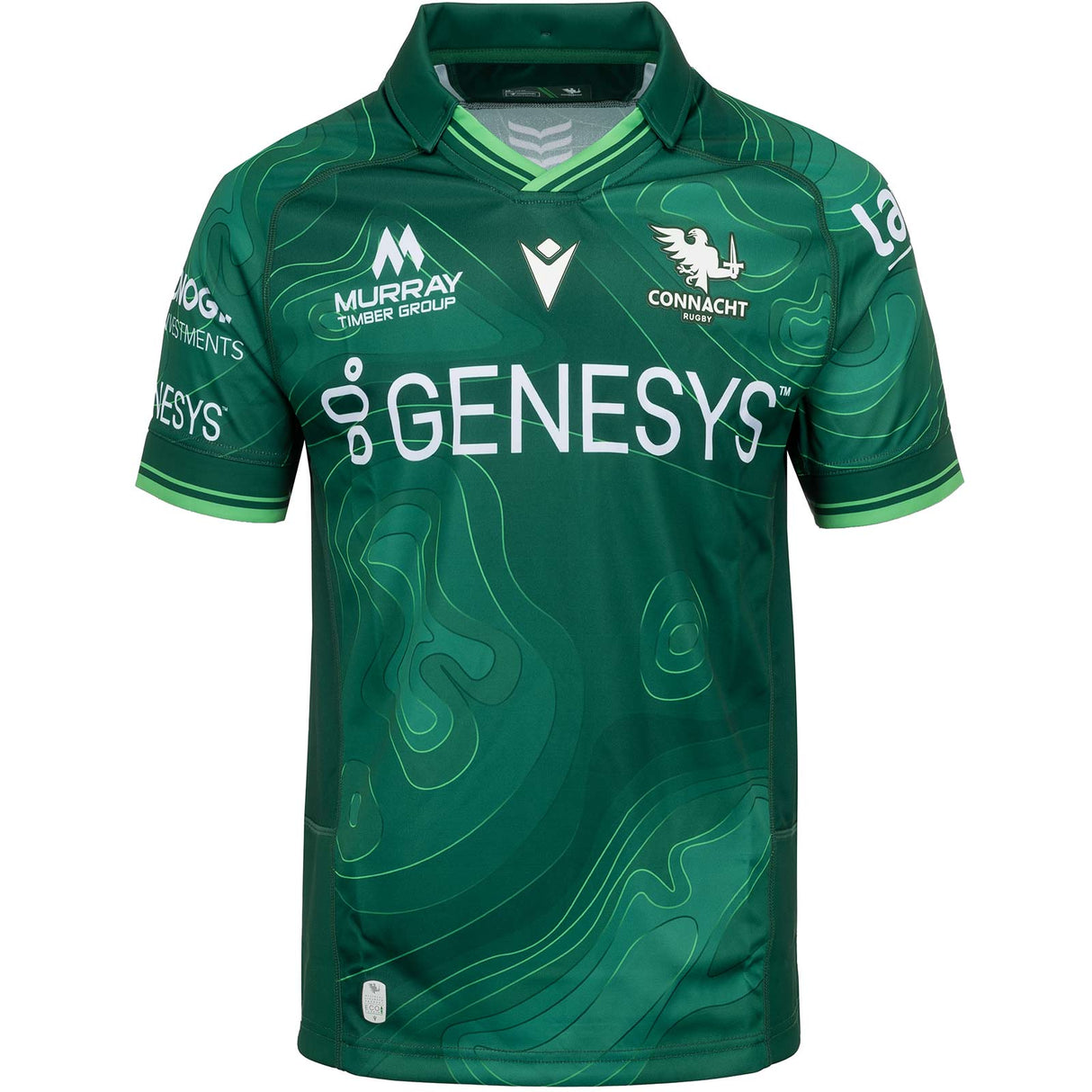 Macron Connacht 24/25 Kid Home Jersey Gn