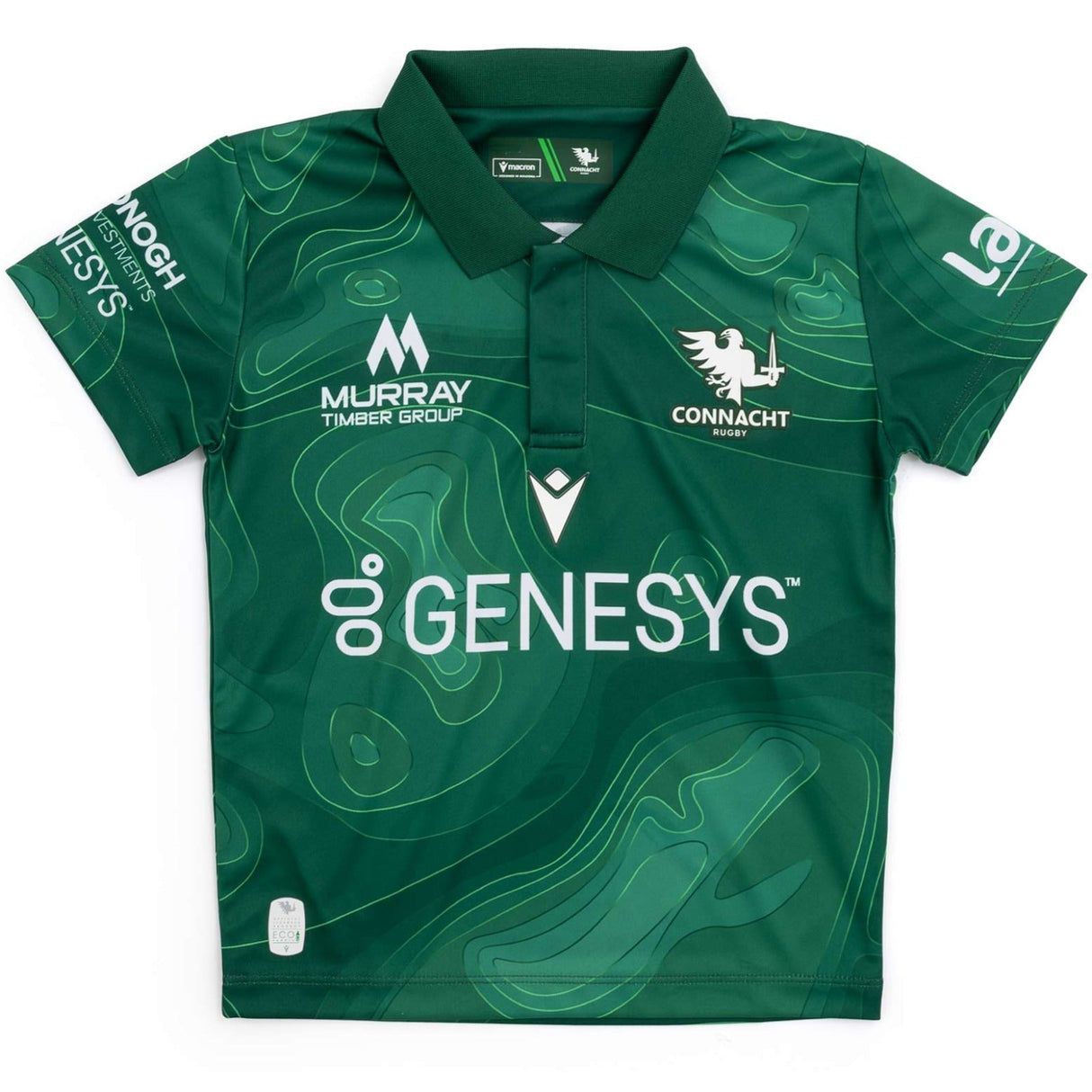 Macron Connacht 24/25 Jnr Home Jersey Gn