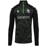Macron Connacht 25 Kid Warm Up QZ Top Bk