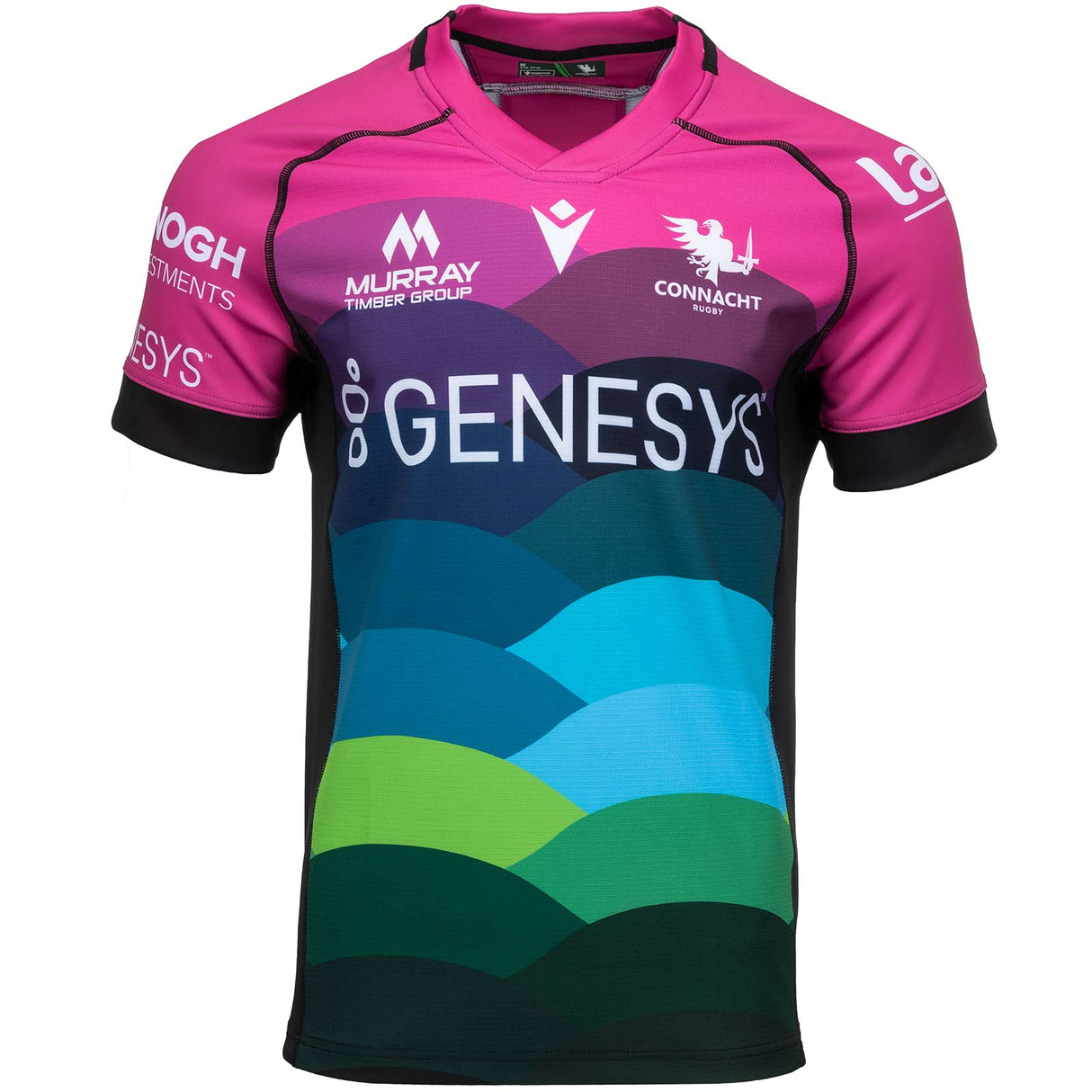 Macron Connacht 25 Training Jersey Black