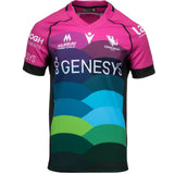 Macron Connacht 25 Kids Train Jersey Blk