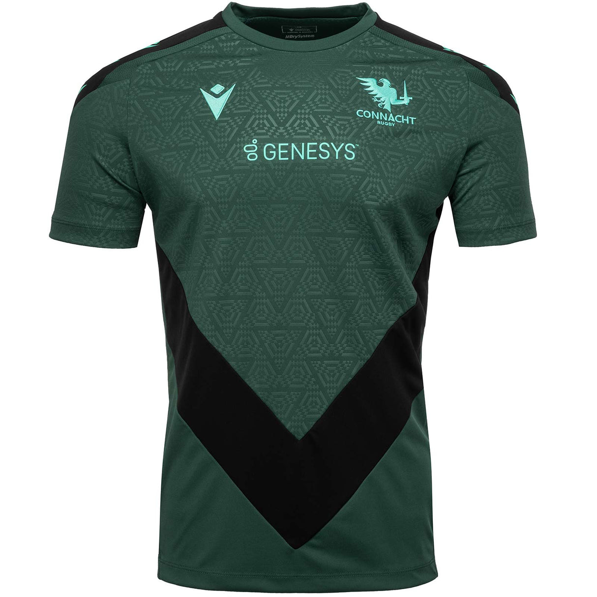 Macron Connacht 25 Training Tee Green