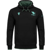 Macron Connacht 25 Travel Hoody Black