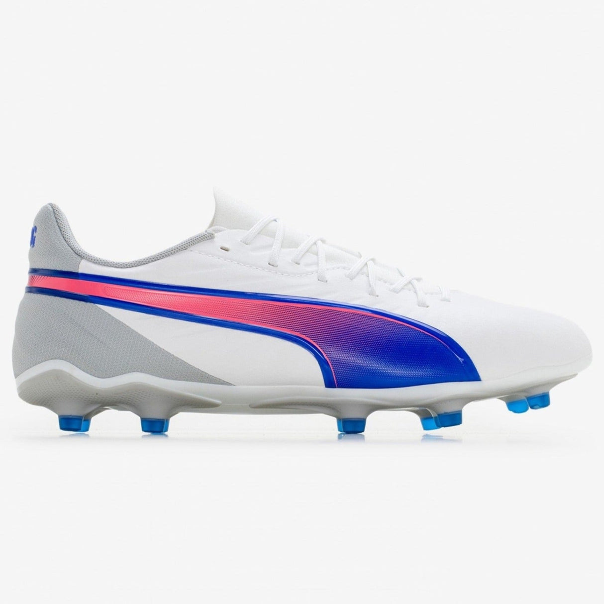 Puma King Match FG White