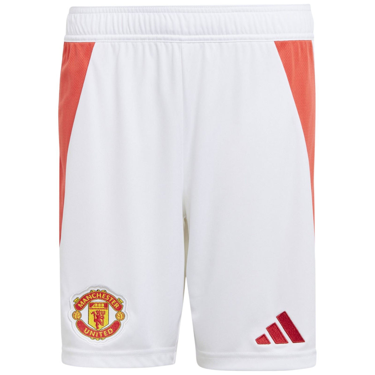 adidas Man Utd 24 Kids Home Shorts Red