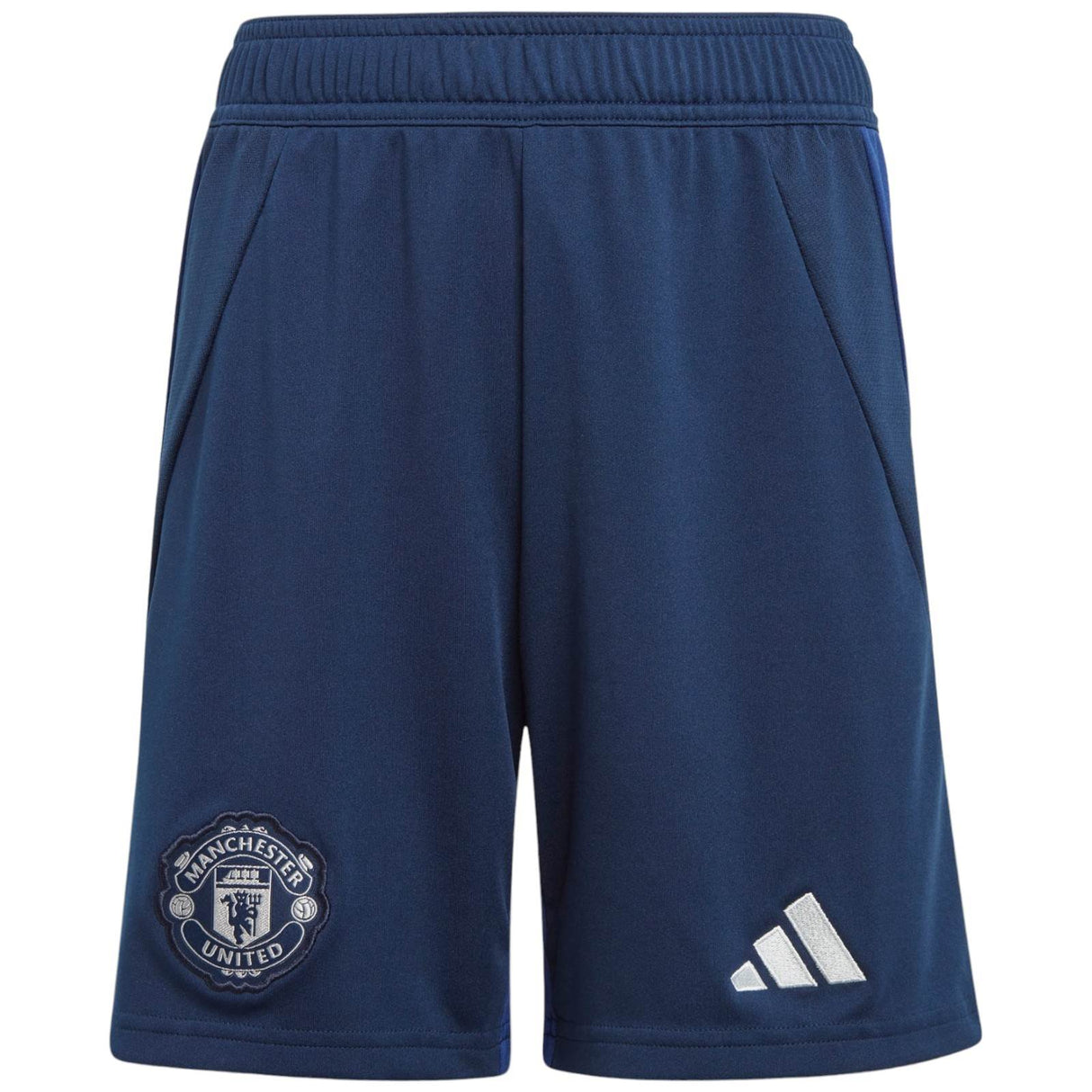 adidas Man Utd 24 Kids Away Shorts Navy