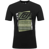 UMBRO LAYERED BOX LOGO GRAHIC TEE BLACK