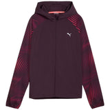 Puma Run Favourite AOP Wvn Wmns Jkt Purp