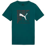 Puma Graphics Boys Tee 1 Green