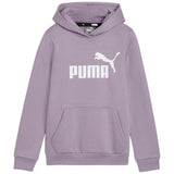 Puma Ess Logo Girls FL Hoodie Purple