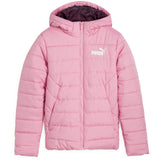 Puma Ess Hooded Padded Girls Jacket Pink
