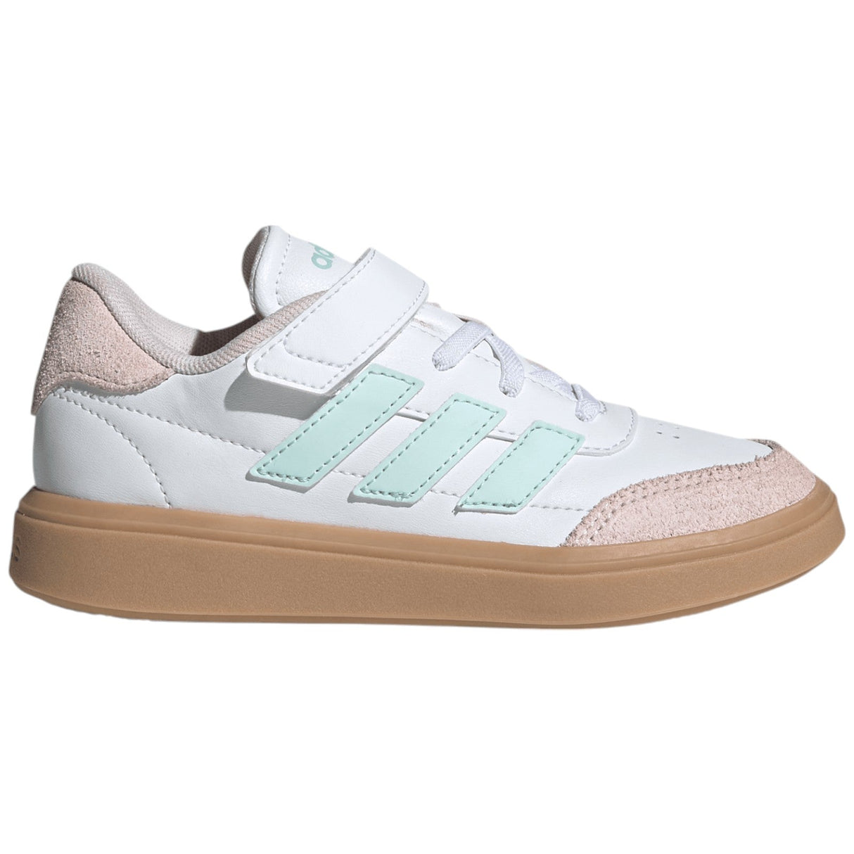 adidas Jnr Girls Courtblock EL C White