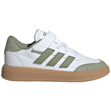 adidas Jnr Boys Courtblock EL C White