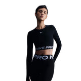 Nike Pro 365 LS Womens Top Black