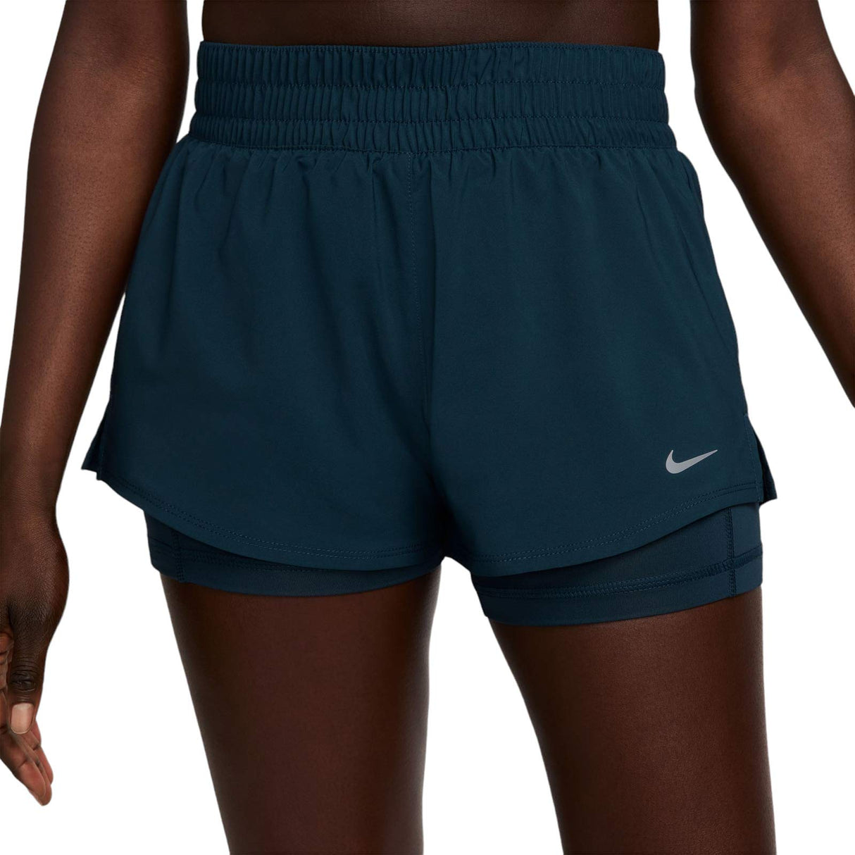 Nike One 2n1 7in Womens Short Navy