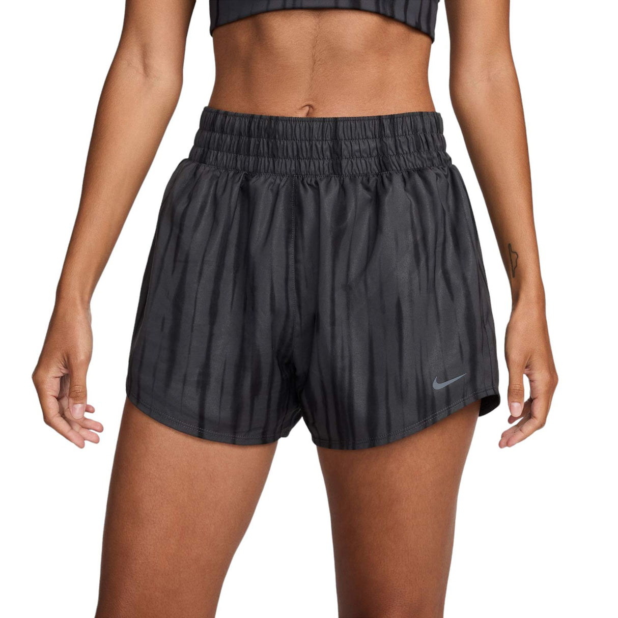 Nike ONE DF HR 3in AOP Womens Short Blk