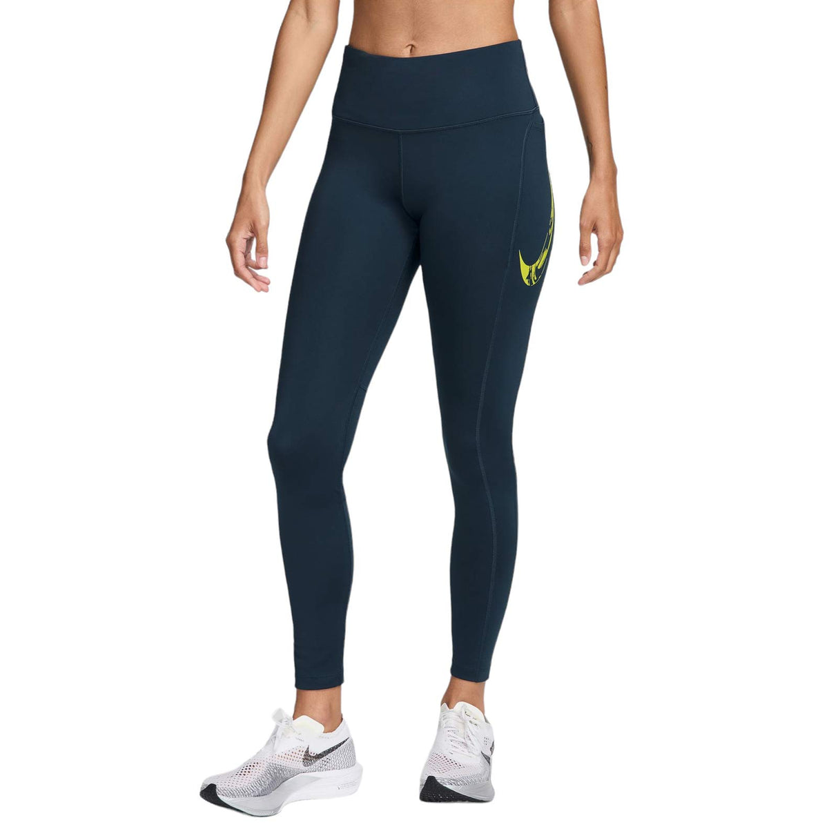 Nike DF Fast 7/8 SW Womens Tight Navy