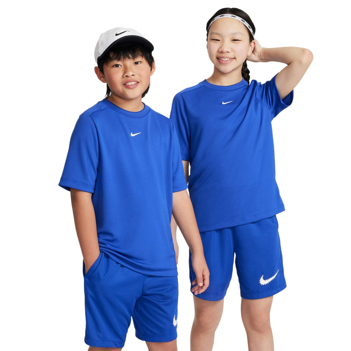 Nike Boys Multi TEE Blue