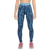 NIKE GIRLS DF TIGHT SPORT AOP Navy