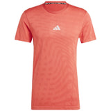 adidas Gym Seamless Mens Tee Red