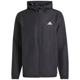 adidas Gym 3s WND FZ Mens Hoodie Black