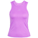 adidas AG Rib 3s Womens Tank Pink