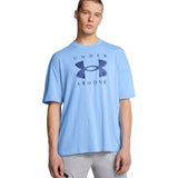 Under Armour HW OS Branded Mens Tee Blue