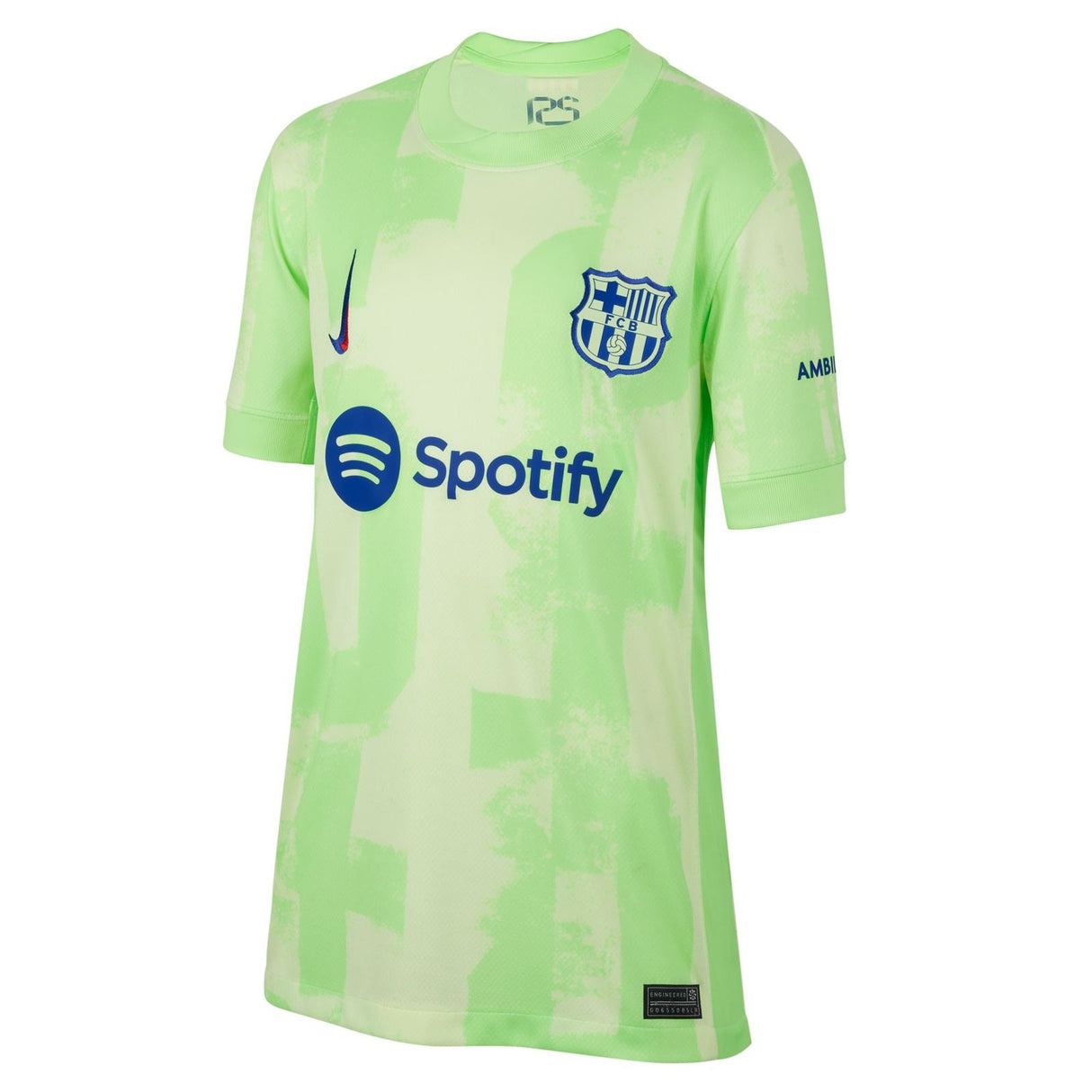 Nike FCB 24 Kids Third Jersey Yellow