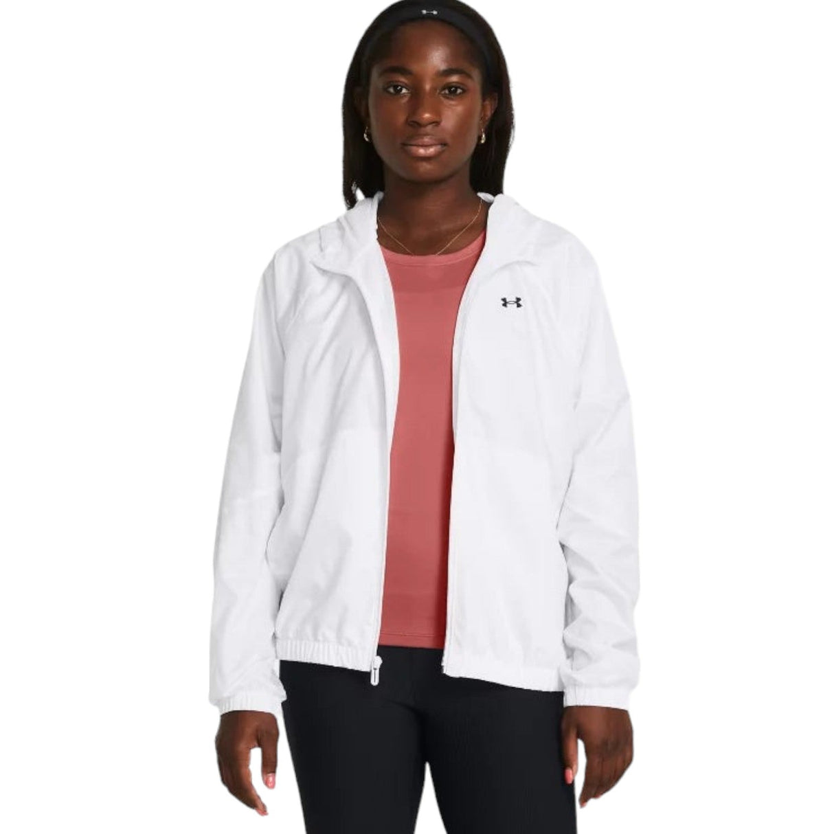 Under Armour Sport Windbrkr Wmns Jkt Wht