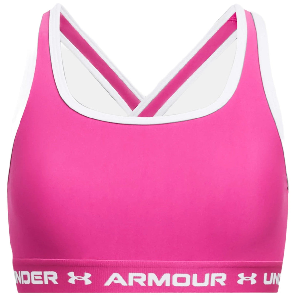 UA Girls Crossback Mid Solid Pink