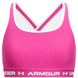UA Girls Crossback Mid Solid Pink