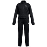 UA Girls Icon Knit Crp Tracksuit Black