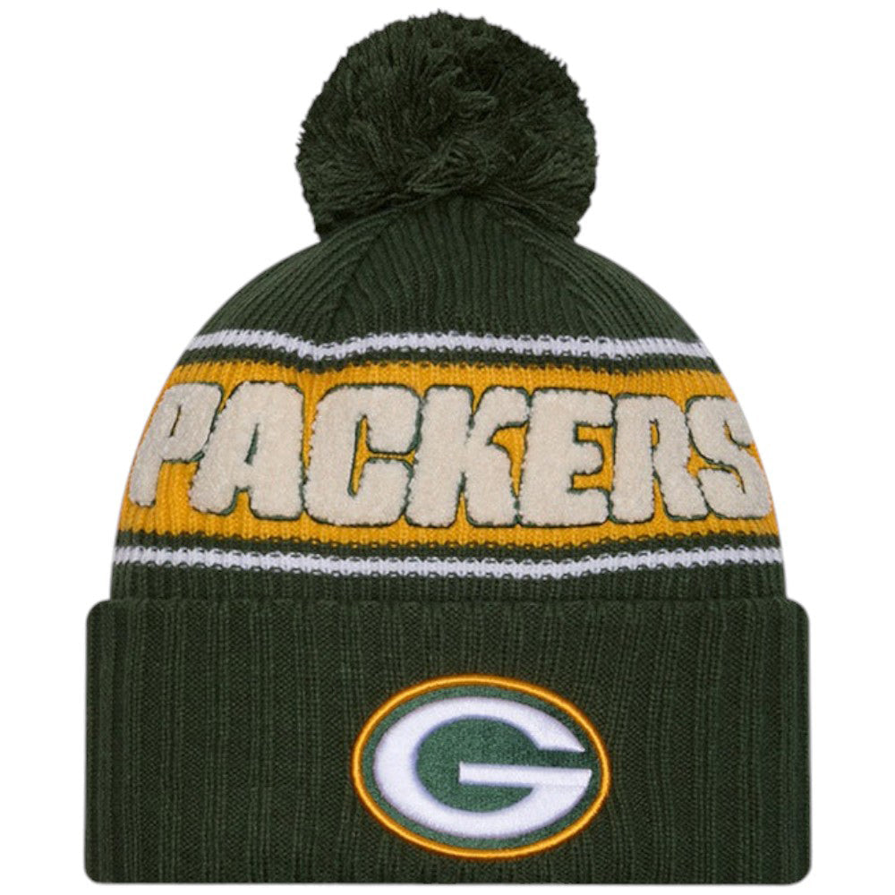 New Era NFL Packers 24 Bobble Hat Green