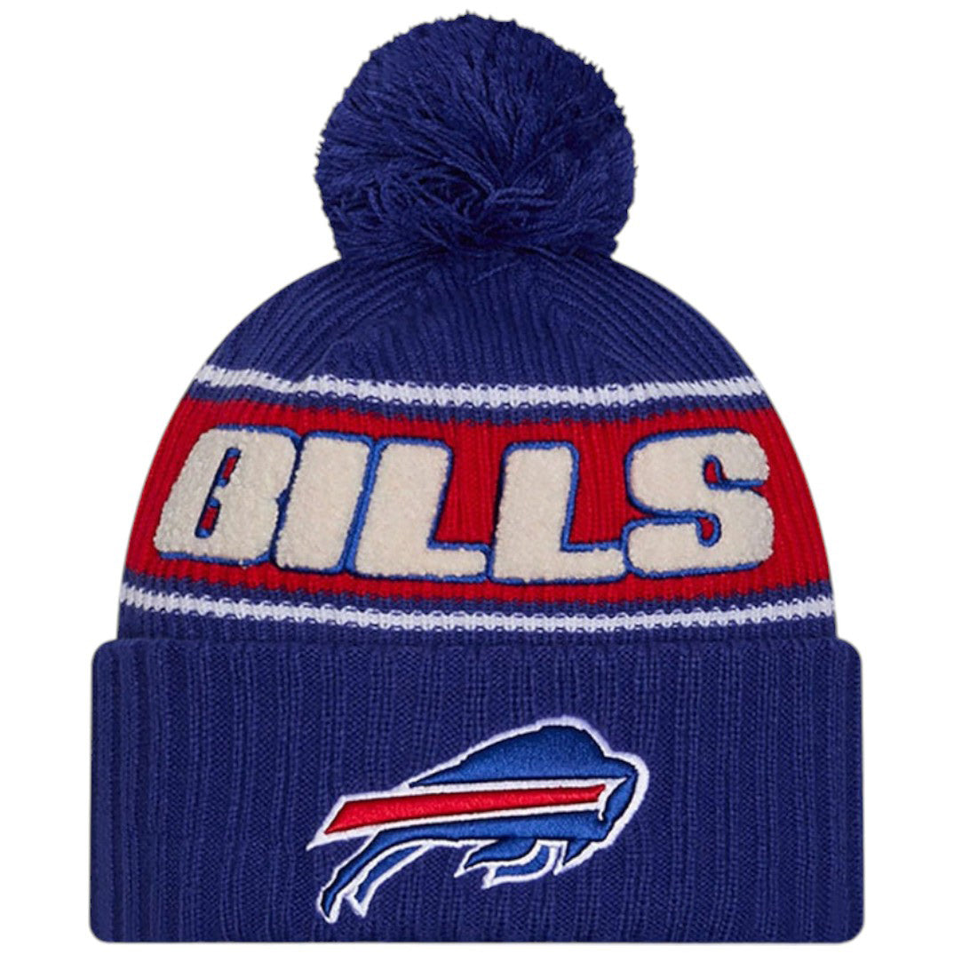 New Era NFL Bills 24 Bobble Hat Blue