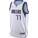 Nike Mavs Doncic 77 Kid Assoc Jersey Wht