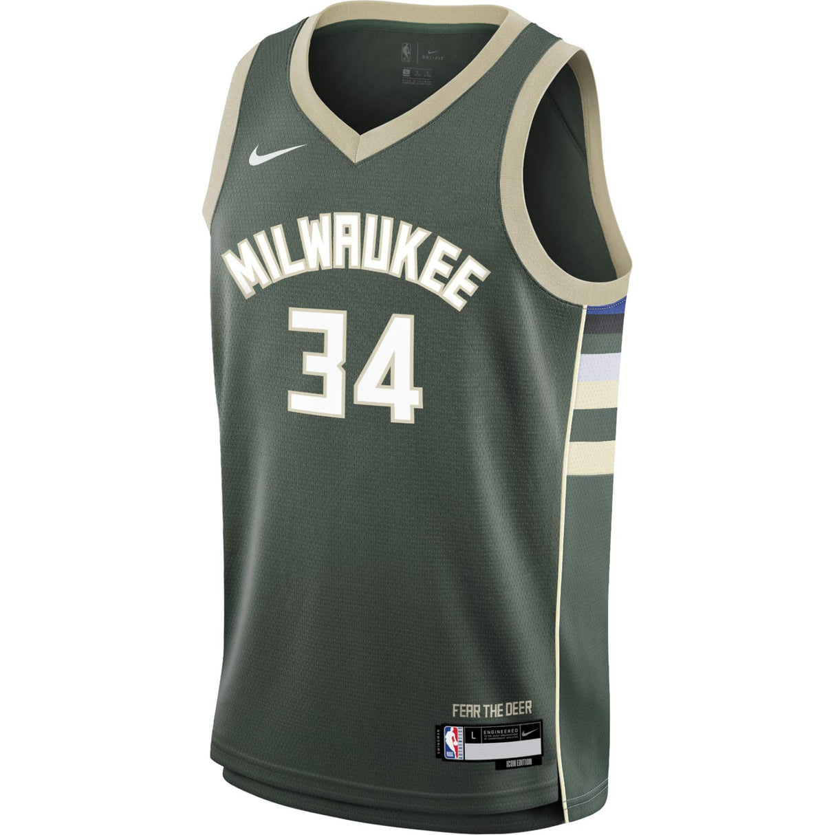 Nike Bucks Giannis 34 Kids Icon Jrsy Grn