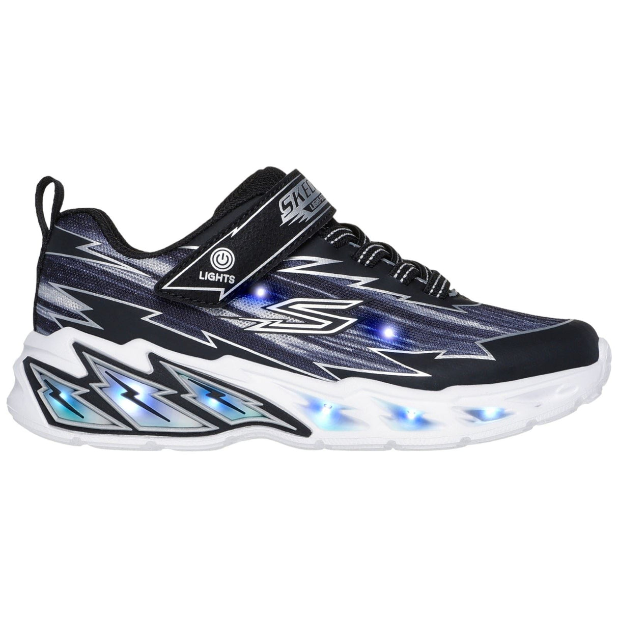 Skechers Boys Light Storm 2 Bolt Black