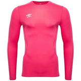 UMBRO Baselayer Crew L/S Adults PINK