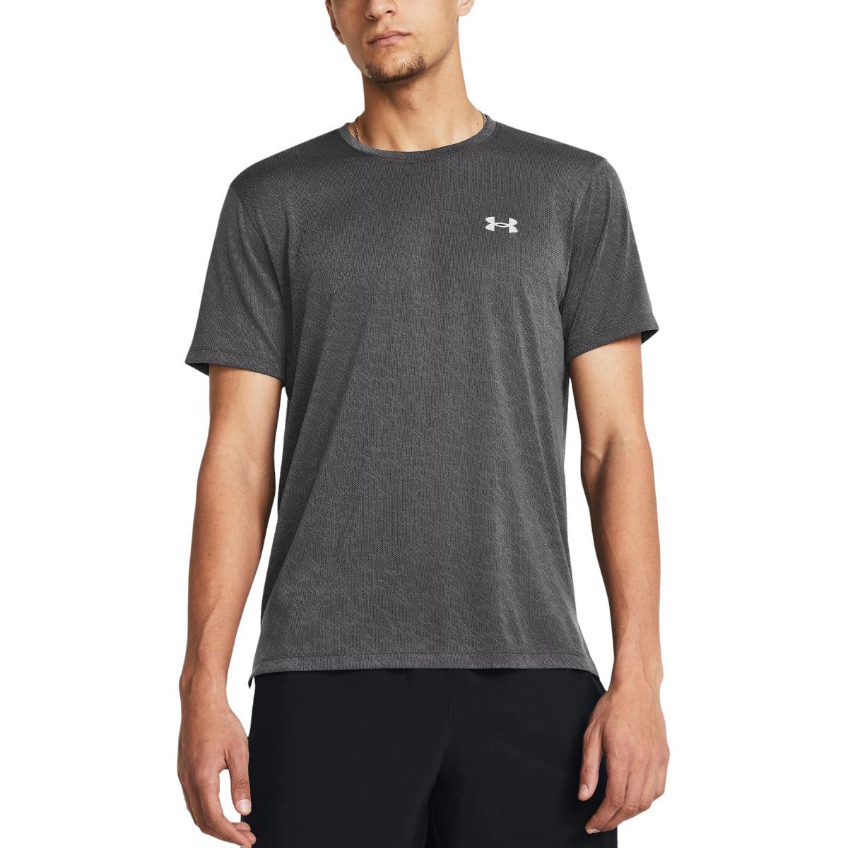 UnderArmour UA LaunchCamoShortsleeveGrey