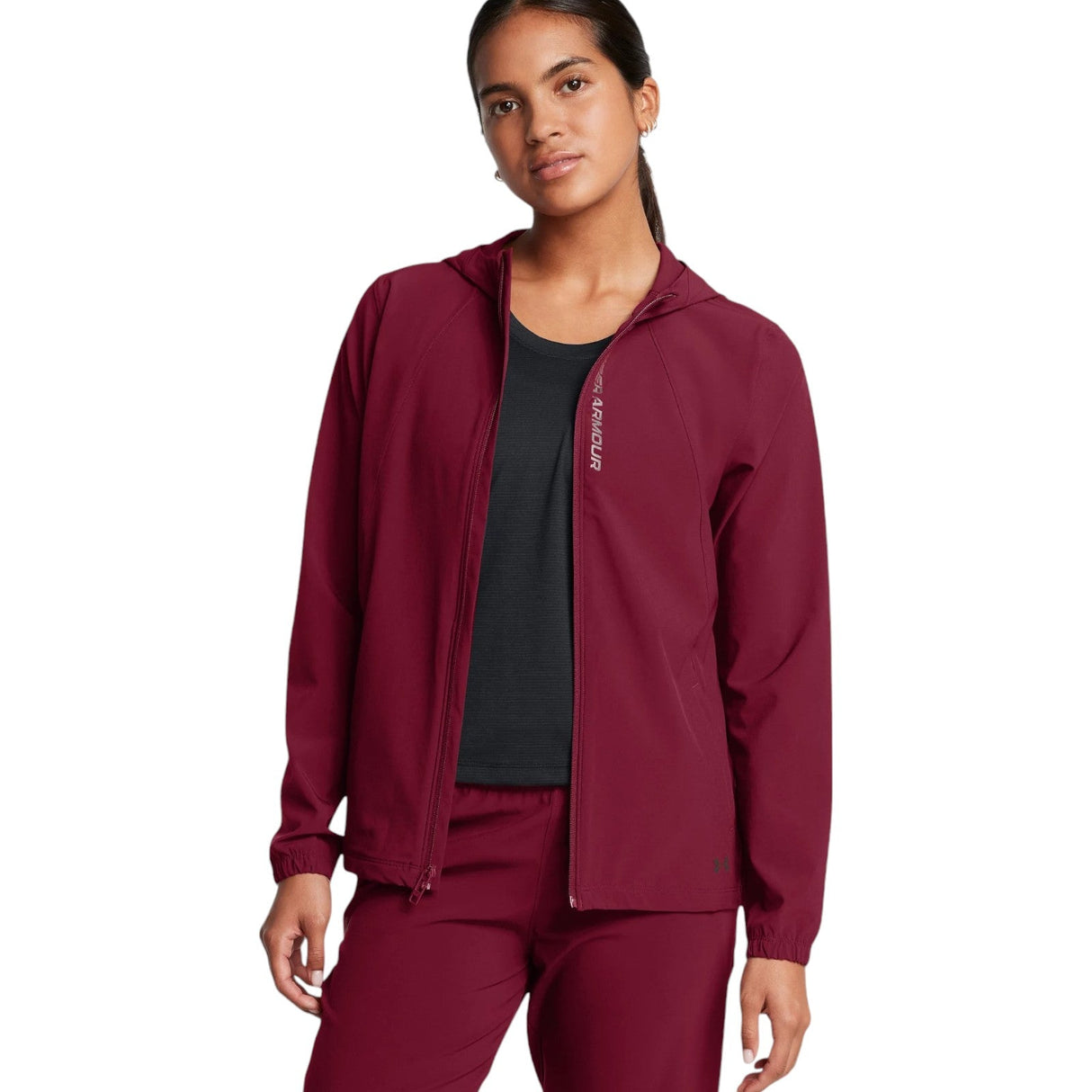 UA Outrun The Storm Wmns Jacket Red