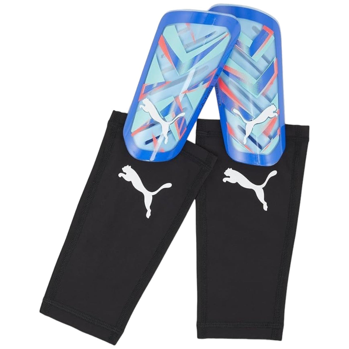 Puma Ultra Light Sleeve Shin Guard Blue
