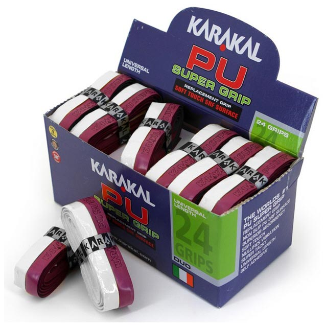 Karakal Duo Grip Maroon/White