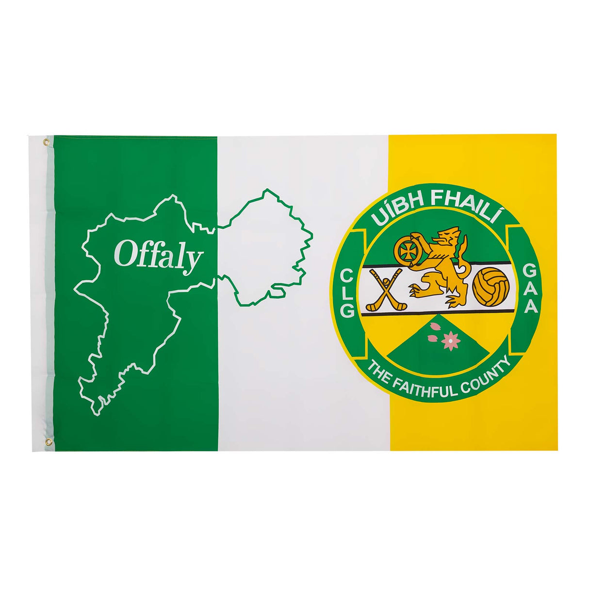 TEAM CAR FLAG Offaly 5*3 Flag Green